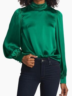 Cami NYC Nurys Silk Turtleneck Blouse